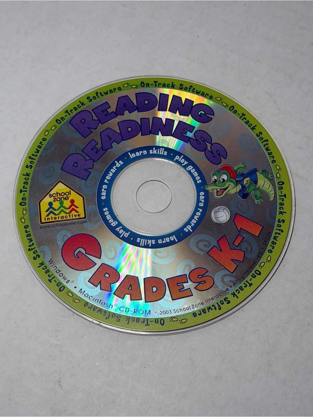School Zone Reading Readiness, Ages 4-6, Grades K-1 - CD-ROM - Disk Only